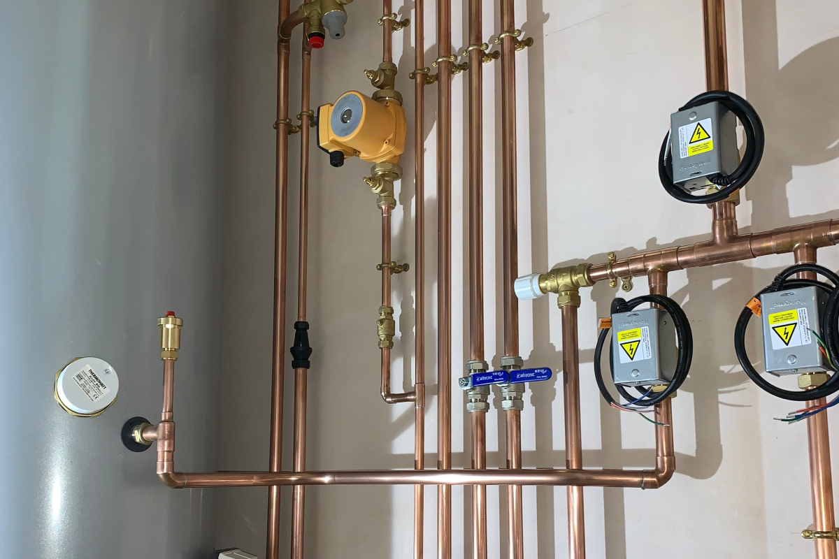 Copper pipes